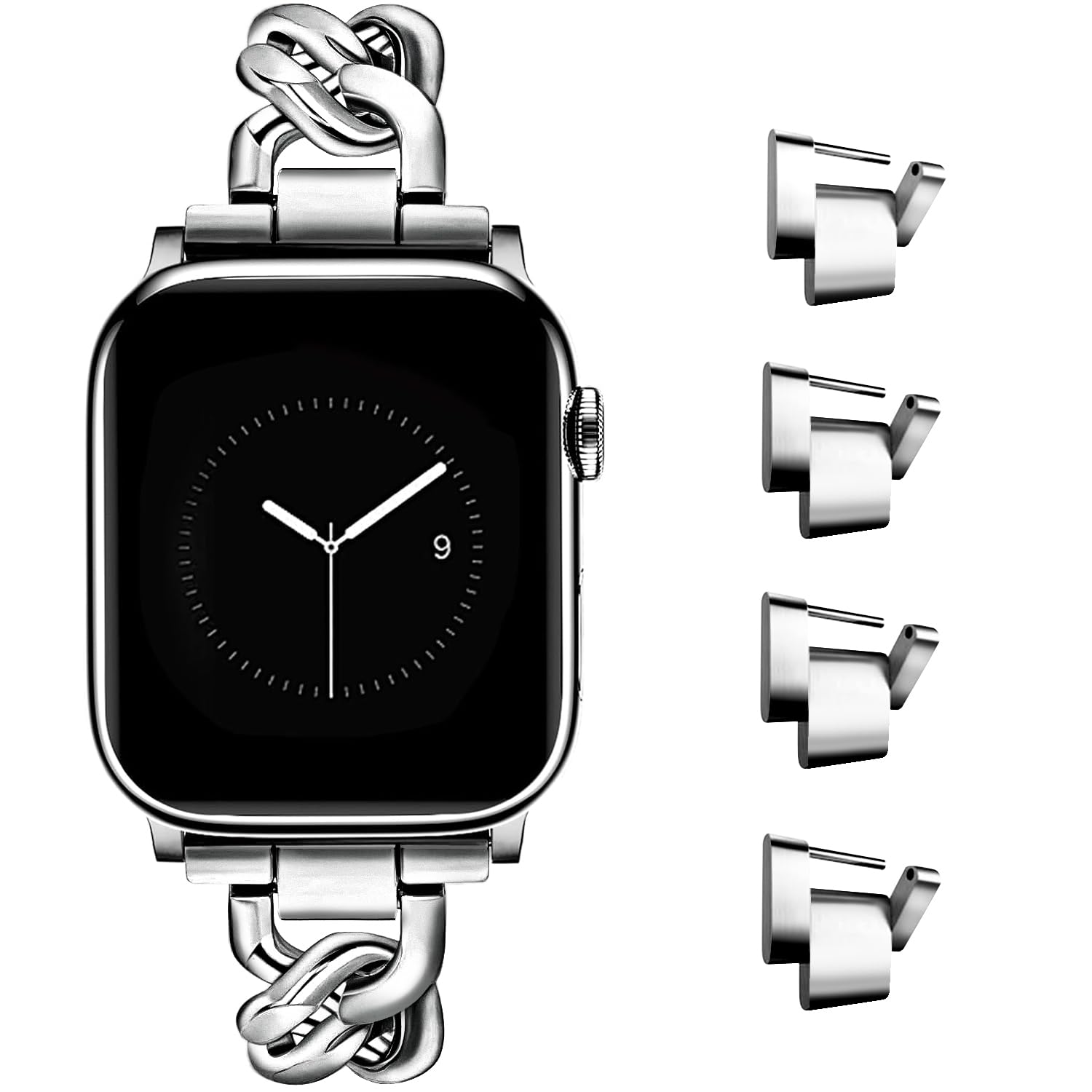 ☆ Apple Watch 44mm アップルウォッチ メ ト 風 PP 137 refurb-44-cell-alum-starlight-